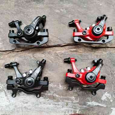 Kaliper Mekanik Sepeda Zoom DB680 Dual Piston Merah