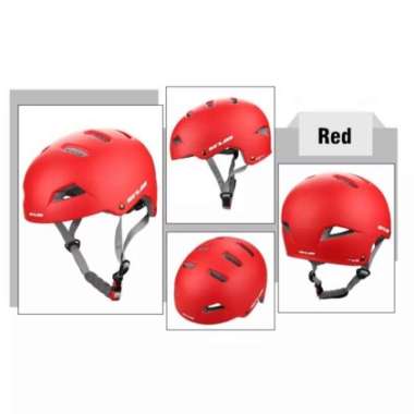 Helm Sepeda GUB V1 Pro BMX Roadbike Helmet Cycling MTB Sport Skuter Merah