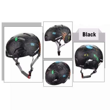 Helm Sepeda GUB V1 Pro BMX Roadbike Helmet Cycling MTB Sport Skuter Hitam