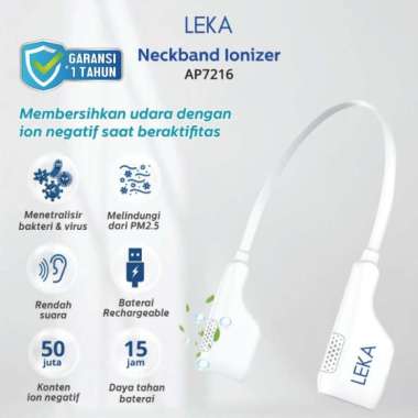 LEKA AP7216 Neckband Ionizer - Portable Necklace Kalung Ion Purifier