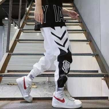 Celana Jogger Porto Sweatpant Training Pria Celana Panjang Ukuran Jumbo M Putih