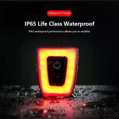 Lampu Led Belakang Sepeda Support Sadel Tas Helm Rockbros GUB Cairbull