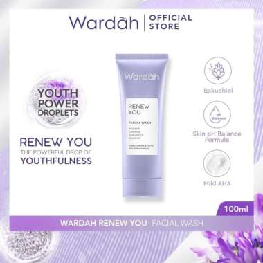 wardah renew you facial wash 100ml