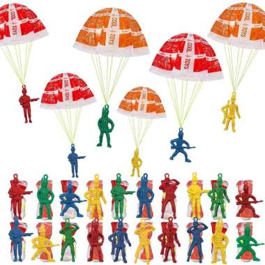 Parasut Mainan Terjun Payung Jadul Tentara Terbang Layang Outdoor Toys