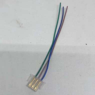 Soket 3 Tiga Pin Kaki Kabel Tombol Saklar Lampu Dim Klakson Sen Sein Kharisma Beat Vario Smash