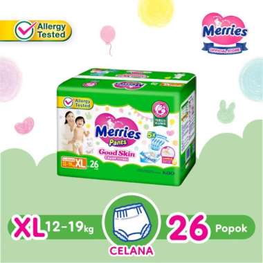 [TA] Merries Pampers Diaper PANTS Good Skin / Pampers Bayi Merries XL26