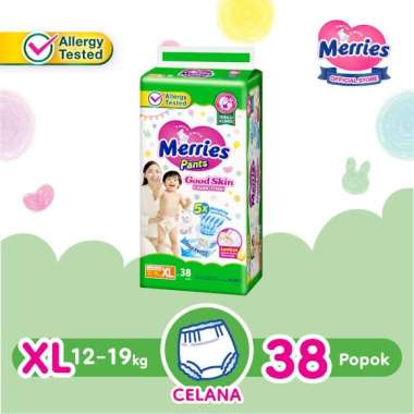 [TA] Merries Pampers Diaper PANTS Good Skin / Pampers Bayi Merries XL38