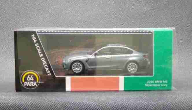 Para64 1/64 2020 Bmw M3 Skycraper Grey (Pa-65206) Multicolor