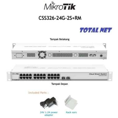 Mikrotik CSS326 Cloud Smart Switch CSS326-24G-2S+RM