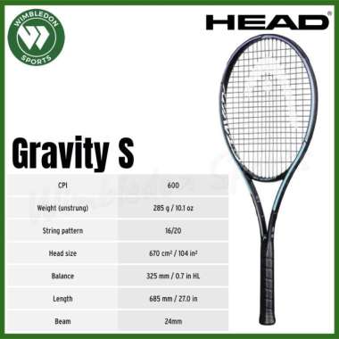 Raket Tenis Head Gravity 2021 / Head Graphene 360+ GRAVITY 2021 S