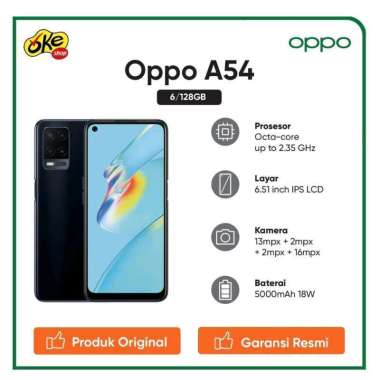 Oppo A54 Smartphone (6/128GB) Black