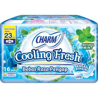 Charm Cooling Fresh Pantyliner, isi 32