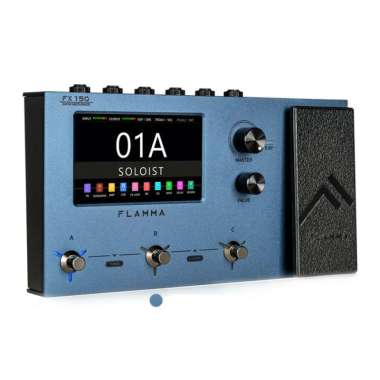 FLAMMA FX150 Guitar Multi Effects | Multi Efek Gitar BLUE