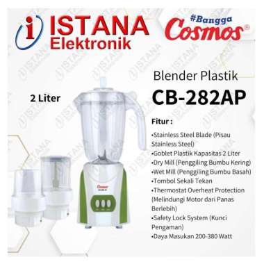 COSMOS BLENDER PLASTIK 2 LITER CB-282AP