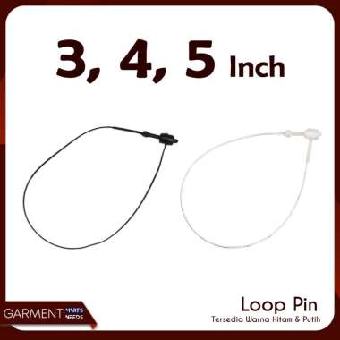 LOCK PIN LOOP PIN STRING PIN ISI 5000 pcs 5 INCH PUTIH