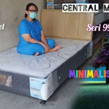 Central multibed Spring Bed deluxe kasur set 120x200 sandaran kaki Multicolor