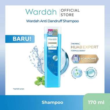 WARDAH 170 ML SHAMPOO DAN CONDITIONER NUTRI SHINE HAIR FALL ANTI DANDRUFF HAIRCARE SAMPO SHAMPOO ANT