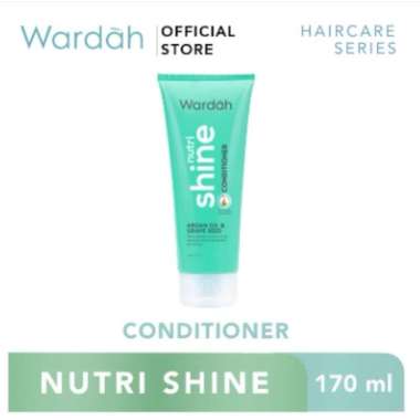 WARDAH 170 ML SHAMPOO DAN CONDITIONER NUTRI SHINE HAIR FALL ANTI DANDRUFF HAIRCARE SAMPO CONDI NUTRI