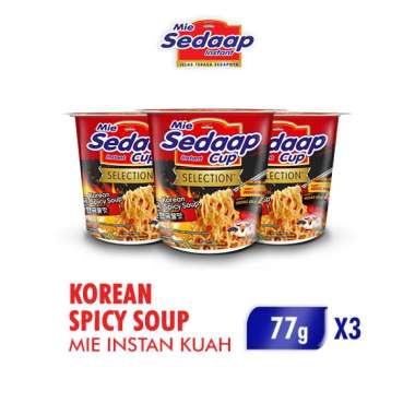 Promo Harga Sedaap Korean Spicy Soup 75 gr - Blibli