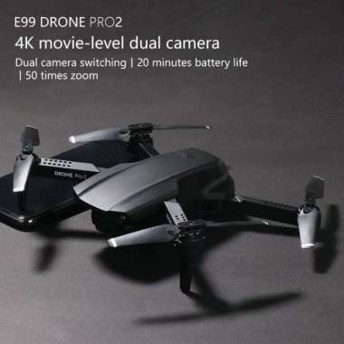 DRONE E99 PRO2 DUAL CAMERA 4K ALTITUDE HOLD DRONE CAMERA MINI DRONE