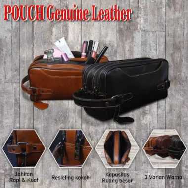 Jual Bag Hamlin Bidely Tas Tangan Handbag Pria Handmade Material Kulit  Genuine Leather 533 ORIGINAL - Brown