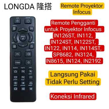 Remote Proyektor Infocus