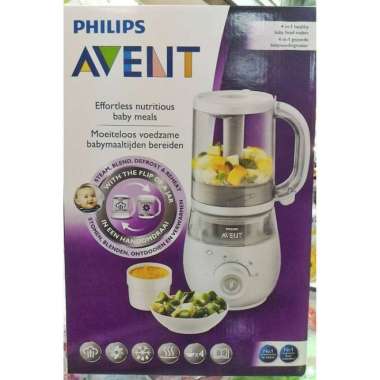 Philips Avent 4 in 1 Healthy Baby Food Maker Steam Blender SC Multivariasi Multicolor