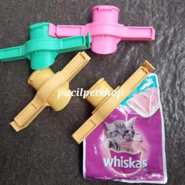 Klip Makanan Kucing Penjepit Makanan Kucing Segel Wetfood Snack Kucing