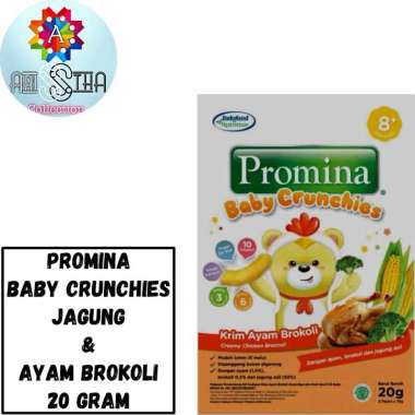 Promina Snack Baby Crunchies Kemasan 20 Gram Ayam Brokoli