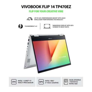 ASUS VivoBook Flip TP470EZ-VIPS552 [i5-1135G7/8GB/512GB/Touch/W11OHS]