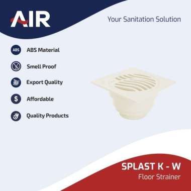 AIR Floor Strainer / Floor Drain /Pembuangan Air Lantai Splast K-White