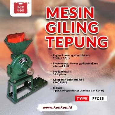 Mesin Gilingan Tepung FFC15 Giling Tepung FFC15 Disk Mill FFC15 Mesin Penepung FFC 15