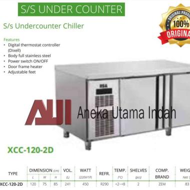 RSA XCC-120-2D Undercounter Chiller / Kulkas Dapur / Undercounter Chiller / Kulkas Dapur Resto