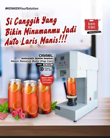 ALAT TUTUP BOTOL PET-PRESS PENUTUP PET/CAN -MESIN CAN SEAMER SEALER