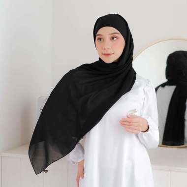 Koyu Hijab Pashmina Ceruti Tali Shafia Melayu LENOX