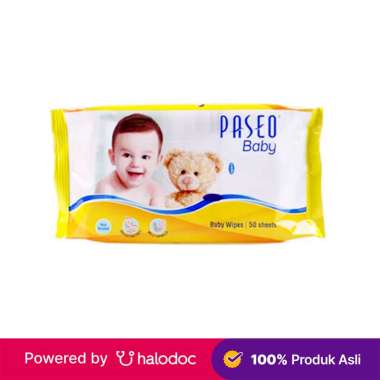 Paseo Baby Wipes 50 Pieces