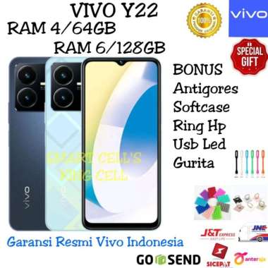 VIVO Y22 RAM 4/64GB | RAM 6/128GB GARANSI RESMI VIVO INDONESIA