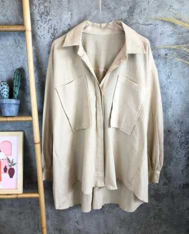 FBT Baju Atasan Wanita Lengan Panjang ALICE TOP CRINKLE AIRFLOW LD 120 CM Blouse Korean Style Remaja