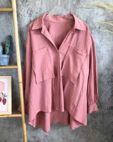 FBT Baju Atasan Wanita Lengan Panjang ALICE TOP CRINKLE AIRFLOW LD 120 CM Blouse Korean Style Remaja