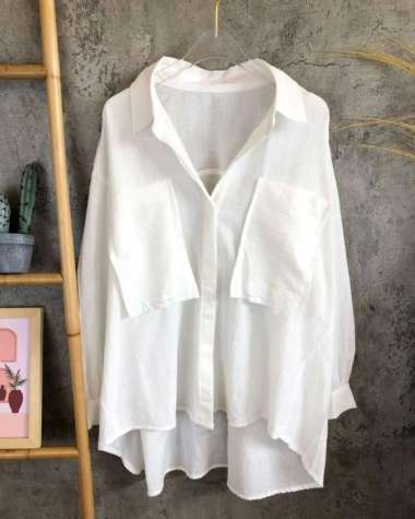 FBT Baju Atasan Wanita Lengan Panjang ALICE TOP CRINKLE AIRFLOW LD 120 CM Blouse Korean Style Remaja
