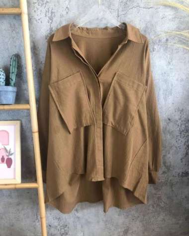 FBT Baju Atasan Wanita Lengan Panjang ALICE TOP CRINKLE AIRFLOW LD 120 CM Blouse Korean Style Remaja