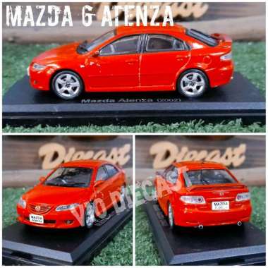Diecast Miniatur Mazda 6 Atenza 2002 skala.1:43