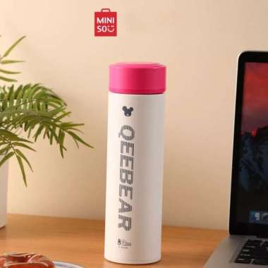 Miniso Qee Termos Air Panas 450ML Botol Minum Aesthetic Lucu Termos Multicolor