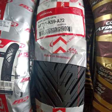Ban Matic Federal Ukuran 90/80-14 K59 A72, Ban Tubeless