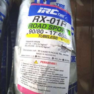 Ban Luar IRC 90/80-17 RX 01 Tubeless