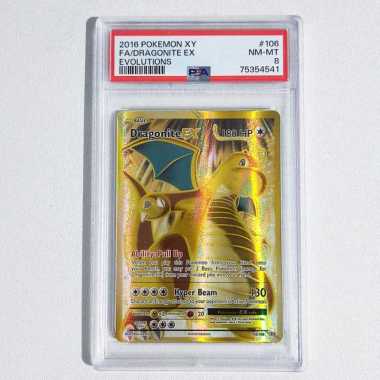 Dragonite EX 106/108 XY: Evolutions PSA 8 - Graded Pokemon Card