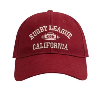 Baseball cap : RUGBY LEAGUE - Topi Baseball Topi Pria Topi Wanita RED