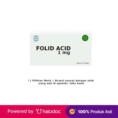 Folic Acid 1 mg 10 Tablet