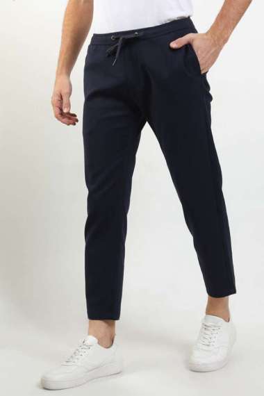 Andrew Smith Celana Panjang Formal Slim Fit Pria A0003X02H M Navy