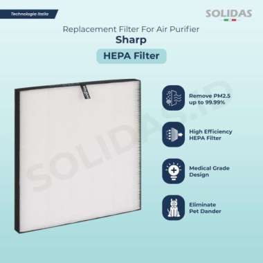 Replacement Filter Air Purifier Sharp (FZ-Y28FE) / HEPA+Antibacterial - HEPA Filter HEPA Filter_ Multicolor